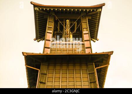 Bell au temps de Kawagoe et de petit Edo Banque D'Images