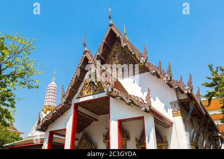 Wat Chakrachawhawat Temple de Woramahawihan à Bangkok, Thaïlande en été Banque D'Images