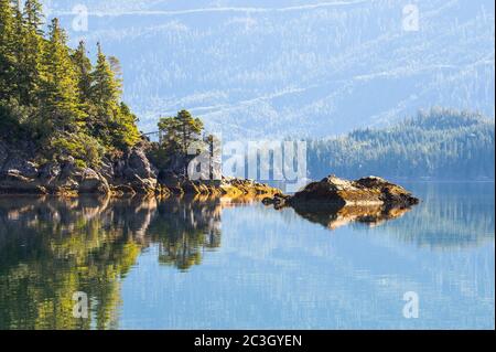 Paysage de l'île de Vancouver au Canada Banque D'Images