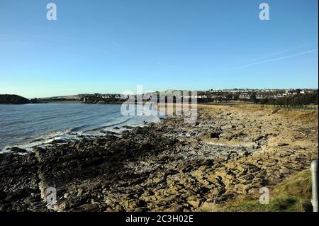 Prise près de Friars point, Little Island, Barry Island. Banque D'Images