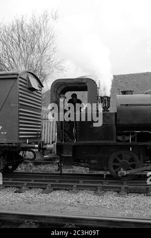 'Vulcan' dans la cour de Barrow Hill. Banque D'Images