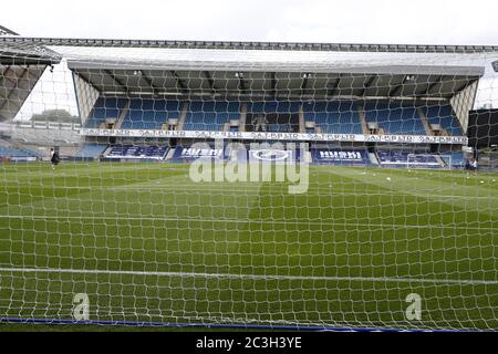 LONDRES, Royaume-Uni, JUIN 20: Vue du stade pendant le championnat EFL Sky Bet entre Millwall et Derby County au Den Stadium, Londres le 20 juin 2020 crédit: Action Foto Sport/Alay Live News Banque D'Images