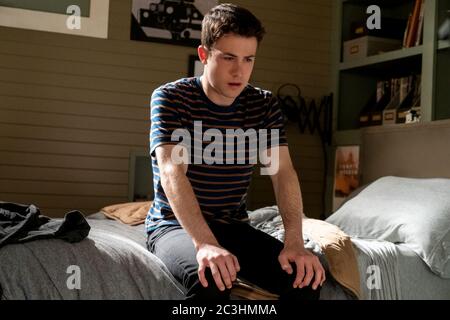 Dylan Minnette, '13 raisons pour' saison 4 (2020) crédit: David Moir / Netflix / The Hollywood Archive Banque D'Images