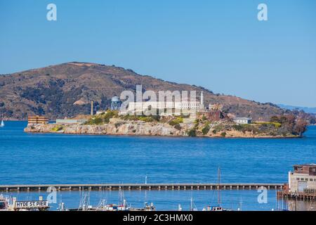 Alcatraz à San Francisco, États-Unis Banque D'Images