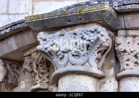 Église Saint-Hilaire le Grand, Poitiers, Nouvelle-Aquitaine, France Banque D'Images