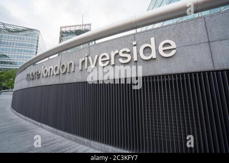 Plus London Riverside - LONDRES, ANGLETERRE - 14 SEPTEMBRE 2016 Banque D'Images