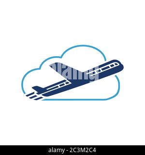 Logo de voyage. Vecteur et illustration. Illustration de Vecteur