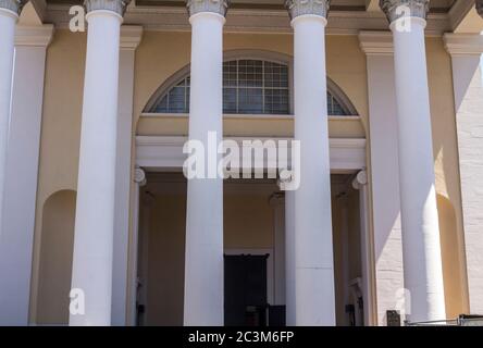 Karlsruhe, Allemagne : Eglise évangélique de Karlsruhe. Karlsruhe, Bade-Wurtemberg, Allemagne. Banque D'Images