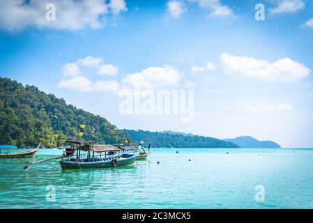 village tzigane de l'île de surin, Khao Lak, Thaïlande Banque D'Images