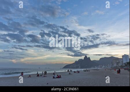 Ipanema, Rio de Janeiro, Brésil, Amérique du Sud Banque D'Images