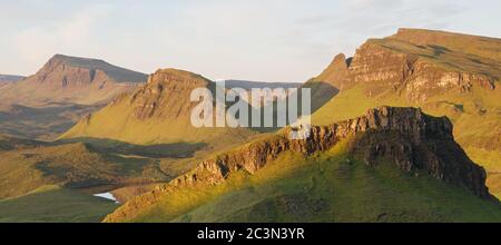 La crête de Trotternish Banque D'Images