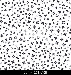 Motif sans couture de minuscules éléments géométriques aléatoires. Illustration de Vecteur