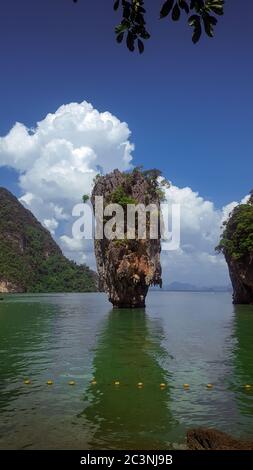 Khao Phing Kan Island - James Bond Island - Parc national Ao Phang Nga à Phuket, Thaïlande 19/11/2019 Banque D'Images