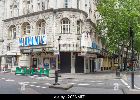 Mamma Mia musical au Théâtre Novello sur le Strand. Londres Banque D'Images