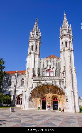 Les tours du Musée maritime de Lisbonne Belem Banque D'Images