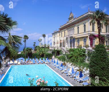 Grand Hotel Villa Serbelloni, Bellagio, province de Côme, région Lombardie, Italie Banque D'Images