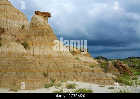 Unité Sud du parc national Theodore Roosevelt, Medora, Dakota du Nord, États-Unis Banque D'Images