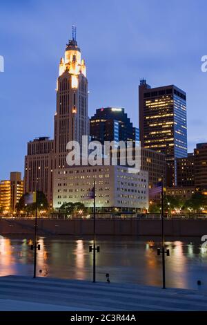 Leveque Tower, Columbus, Ohio, États-Unis Banque D'Images