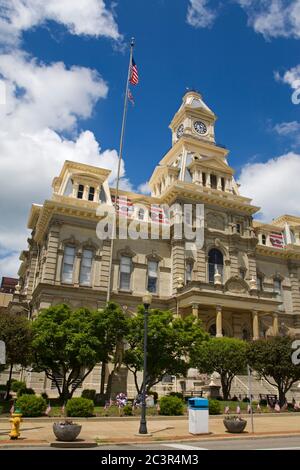 Muskingum County court House, Zanesville, Ohio, États-Unis Banque D'Images