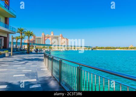 Dubaï, Émirats arabes Unis, 25 janvier 2020 : hôtel Atlantis à Palm Jumeirah Banque D'Images