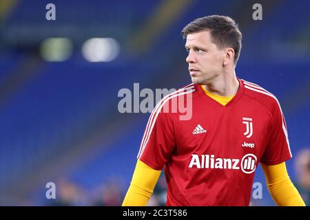 Rome. Italie. 17 juin 2020. Finale de la coupe italienne. SSC Napoli contre Juventus FC . Wojciech Szczesny de Juventus FC . Banque D'Images