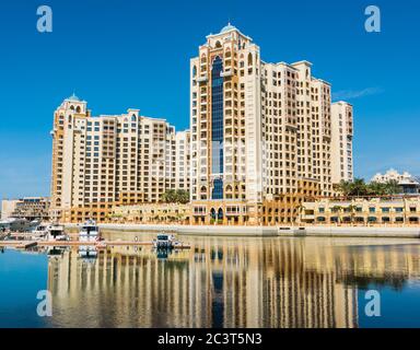 Dubai, Émirats Arabes Unis, 19 janvier 2020 : Dubai Marina, Dubai, Émirats Arabes Unis Banque D'Images