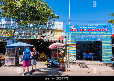 Nguyen Dinh Chieu, route côtière 77, Mui ne, Vietnam, Asie Banque D'Images