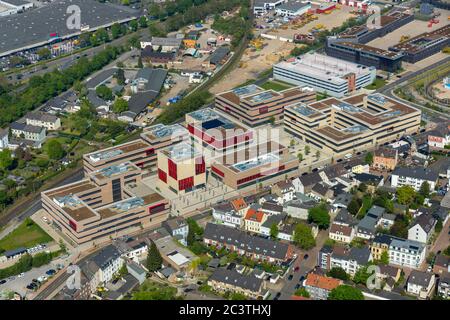 HRW Hochschule Ruhr West, Université des sciences appliquées, 30.04.2019, vue aérienne, Allemagne, Rhénanie-du-Nord-Westphalie, région de la Ruhr, Muelheim/Ruhr Banque D'Images