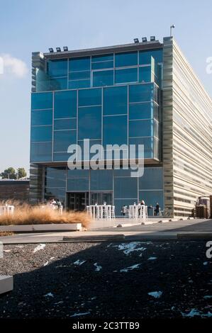 Le Centre Peres pour la paix, sur le rivage de Jaffa, Israël Banque D'Images