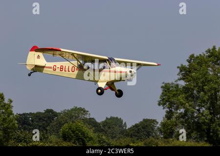 Piper L-18C Super Cub G-BLLO Banque D'Images