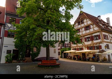 Quartier des pêcheurs à Ulm, Allemagne Banque D'Images