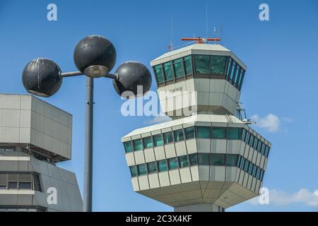 Tower, aéroport, Tegel, Reinickendorf, Berlin, Allemagne, Flughafen, Allemagne Banque D'Images