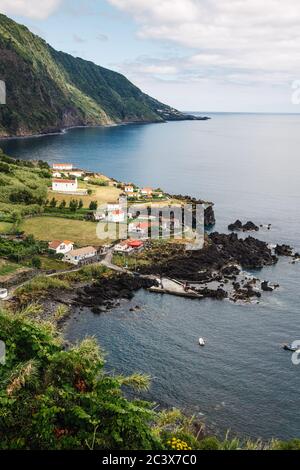 Fajã das Almas Banque D'Images