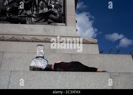 Manifestation de BLM transgenre à Londres, Royaume-Uni Banque D'Images