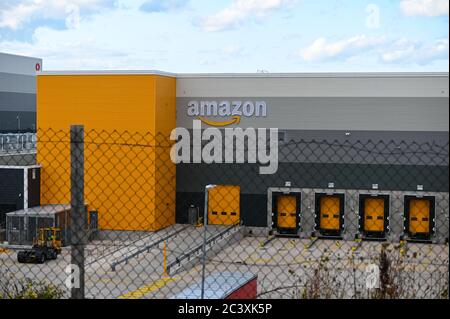 Centre de distribution Amazon à SEGRO Logistics Park, East Midlands Gateway Nottingham. Banque D'Images