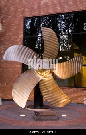 Monument au sous-marin Musée de l'OMSI à Portland, Oregon, USA Banque D'Images