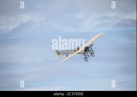 Göteborg, Suède - août 29 2010 : Bleriot XI au salon aéronautique de Göteborg. Banque D'Images