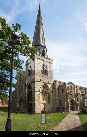 St Nicholas Chapel Kings Lynn, vue sur la XIVe siècle la chapelle Saint Nicholas se trouve dans l'extrémité nord de la ville historique de King's Lynn à Norfolk, Angleterre, Royaume-Uni Banque D'Images