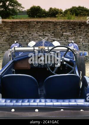 Invicta 4 1/2 litres Low Chassis Type S. carrosserie par carrosseries intérieures des années 1930. Banque D'Images
