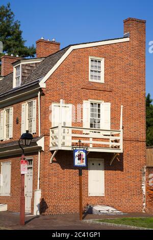 Taverne « a Man Full of trouble », Society Hill District, Philadelphie, Pennsylvanie, États-Unis Banque D'Images