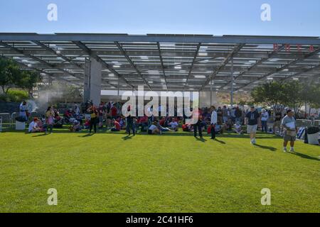 Phoenix AZ, États-Unis. 23 juin 2020. Donald Trump se rallie à l'église Dream City Church de Phoenix, Arizona, le 23 juin 2020. Crédit : Damoires carter/Media Punch/Alay Live News Banque D'Images