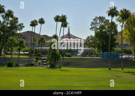 Phoenix AZ, États-Unis. 23 juin 2020. Donald Trump se rallie à l'église Dream City Church de Phoenix, Arizona, le 23 juin 2020. Crédit : Damoires carter/Media Punch/Alay Live News Banque D'Images