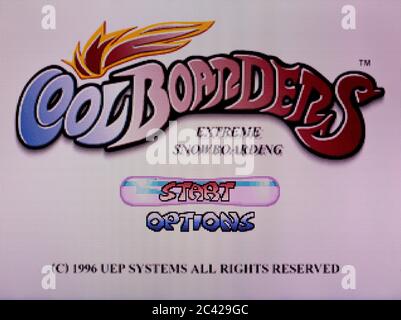 Cool Boarders - Sony PlayStation 1 PS1 PSX - usage éditorial uniquement Banque D'Images