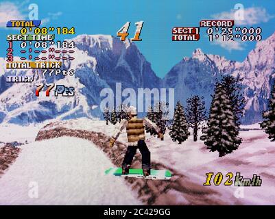 Cool Boarders - Sony PlayStation 1 PS1 PSX - usage éditorial uniquement Banque D'Images