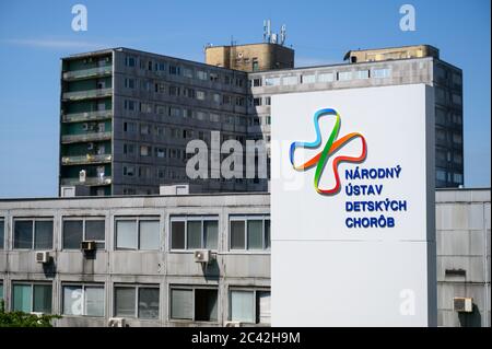 Národný ústav detských chorôb (NÚDCH) – Centre national des maladies infantiles (hôpital pédiatrique national) à Bratislava, Slovaquie. Banque D'Images