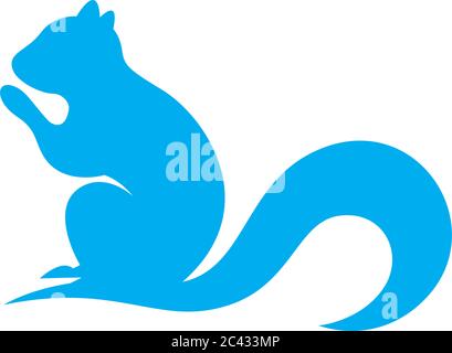 Logo écurrel modèle vector icône illustration design Illustration de Vecteur