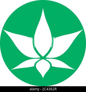 Vecteur de beauté icône Modèle logo design fleurs Illustration de Vecteur