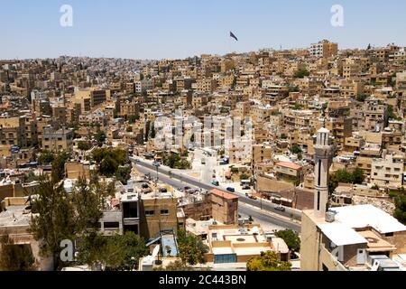 Paysage urbain d'Amman, Jordanie Banque D'Images
