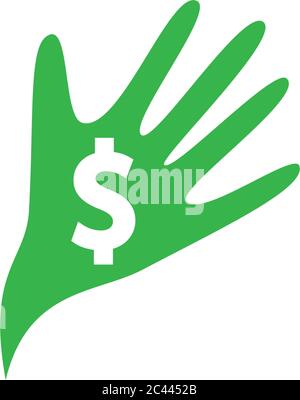 Soins des mains modèle Logo entreprise icône vecteur Illustration de Vecteur