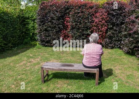 Kathy Brown's Garden, Stevington, Bedfordshire, Royaume-Uni Banque D'Images